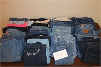 Large Lot of Ladies Jeans/Denim