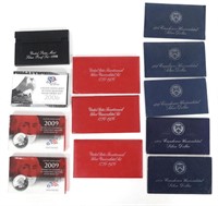 US SILVER PROOF AND UNCIRCULATED SETS