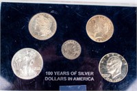 Coin 100 Years of Silver Dollars in America Set