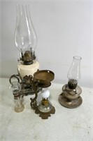 Miniature Oil Lamps, Etc