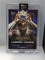 2024 Topps Now 40,000 Career Points LeBron James