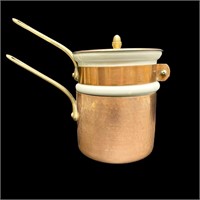 Williams Sonoma France Copper Double Boiler