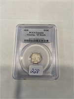 1830 Bust Half Dime PCGS XF Details Cleaning