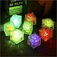 24 Pack Multi-Color Light-up Ice Cubes