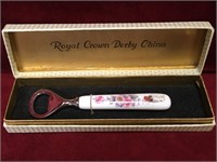 1950s Royal Crown Derby China Bottle Opener