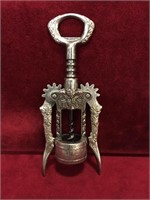 Vintage Ghidini Italy Botticello Pattern Corkscrew