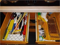 2 drawers of utensils, Pot & Pans, Lean Mean Fat