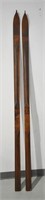 Antique Wooden Cross Country Skiis