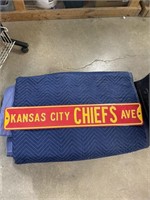 Kansas City Chiefs metal sign