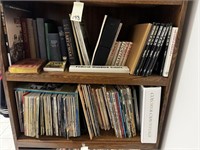 2 Shelves of Books & Magazines