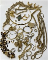 Gold Colored Ladies Costume Jewelry