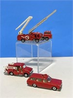 1975 Tomica Fire Department Vehicles - Made in