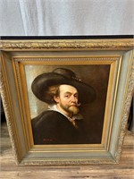 Art Copy Peter Paul Rubens Self Portrait with Hat