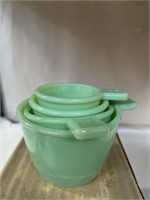 Modern jadeite measuring cups