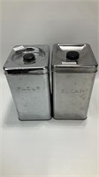 2- Garner Ware Canisters