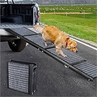 71" Foldable Dog Car Ramp with Grip Carpet