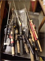 Several Ice Fishing Poles / Some w/ Reels!