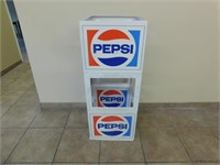 Pepsi Cola Advertising Stand - 19"x19"x48"