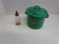 Vintage Amsco enamel child's canning toy ? Doll &