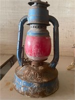 Antique Red and Blue Lantern