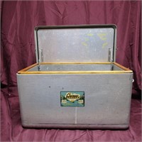 1950's Cronco cooler. Aluminum.