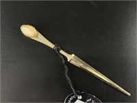 Authentic Alaskan hand crafted letter opener with