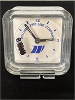 Quartz Advertising Clock Williams Pipeline