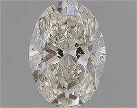 Gia Certified Oval Cut 1.50ct Si2 Diamond