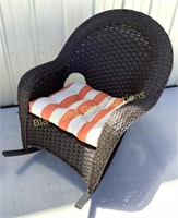 Wicker Rocking Chair w/ Cushion