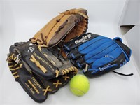Louisville Slugger & Rawlings Baseball Gloves
