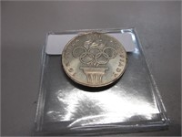 1972 Poland Olympic silver coin