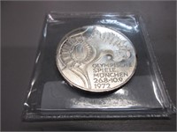 1972 German Olympic silver coin