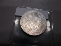 1972 German Olympic silver coin