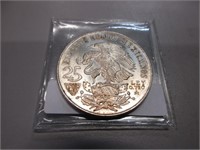 1968 Mexico Olympic silver coin