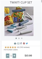 PAMPERED CHEF TWIXIT! CLIP SET - CLIP IN