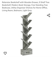 NEW Tree Bookshelf, Light Grey

*Assembly