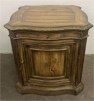Solid Wood Hooker Brand End Table Cabinet