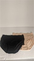 Wirarpa Womens Underwear 2 Set Black,Baige