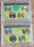 2 WESTWARD JOURNEY JEFFERSON NICKEL SETS