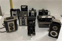 Cameras - Vintage Cameras - Group of 9