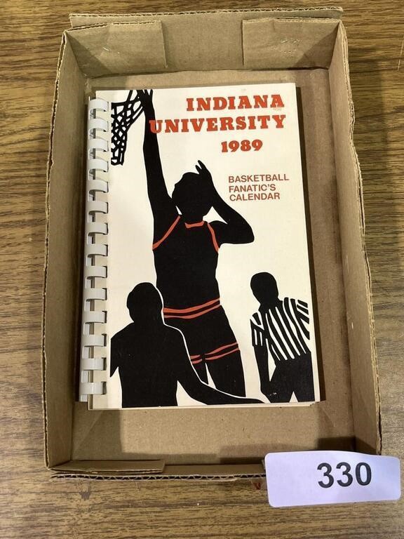 IU 1989 Basketball Calendar Booklet