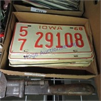 Licence plates for '68-'73