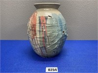 Southwestern Pottery Vase 12" Tall