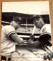 Hank Aaron and Eddie Mathews Braves Photo