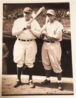 Babe Ruth & Jimmie Foxx 6x8" Photo