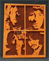 The Beatles Custom Wood Wall carving