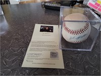 Autographed baseball- Kyle Skipworth