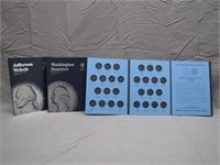 3 Official Whitman Coin Folders For Quarters &