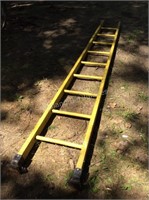 Yellow Wood Orchard Ladder, Appx. 10'