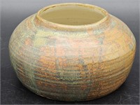 Signed Southwestern Style Pottery Bowl Vase